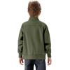 imageWULFUL Boys Bomber Jackets Kids Spring Fall Zip Up Varsity Windbreak JacketsArmy Green