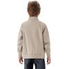 imageWULFUL Boys Bomber Jackets Kids Spring Fall Zip Up Varsity Windbreak JacketsLight Khaki
