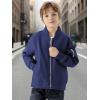 imageWULFUL Boys Bomber Jackets Kids Spring Fall Zip Up Varsity Windbreak JacketsNavy