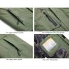 imageWULFUL Boys Waterproof Ski Jacket Warm Fleece Hooded Winter Snow CoatArmy Green0006