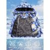imageWULFUL Boys Waterproof Ski Jacket Warm Fleece Hooded Winter Snow CoatBlue0006