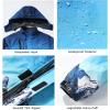 imageWULFUL Boys Waterproof Ski Jacket Warm Fleece Hooded Winter Snow CoatGraffiti0006