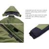 imageWULFUL Boys Waterproof Ski Jacket Warm Fleece Hooded Winter Snow CoatGreengrey