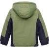 imageWULFUL Boys Waterproof Ski Jacket Warm Fleece Hooded Winter Snow CoatGreengrey