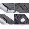 imageWULFUL Boys Waterproof Ski Jacket Warm Fleece Hooded Winter Snow CoatGreyblack