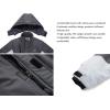 imageWULFUL Boys Waterproof Ski Jacket Warm Fleece Hooded Winter Snow CoatGreyblack
