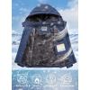 imageWULFUL Boys Waterproof Ski Jacket Warm Fleece Hooded Winter Snow CoatNavy0006