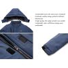 imageWULFUL Boys Waterproof Ski Jacket Warm Fleece Hooded Winter Snow CoatNavy0006