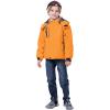 imageWULFUL Boys Waterproof Ski Jacket Warm Fleece Hooded Winter Snow CoatOrange