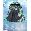 imageWULFUL Boys Waterproof Ski Jacket Warm Fleece Hooded Winter Snow CoatPattern 1