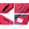 imageWULFUL Boys Waterproof Ski Jacket Warm Fleece Hooded Winter Snow CoatRed