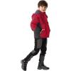 imageWULFUL Boys Waterproof Ski Jacket Warm Fleece Hooded Winter Snow CoatRedgrey
