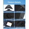 imageWULFUL Boys Waterproof Ski Jackets Warm Fleece Lined Hooded Winter Snow CoatBlack Grey