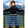 imageWULFUL Boys Waterproof Ski Jackets Warm Fleece Lined Hooded Winter Snow CoatBlack Grey