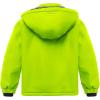 imageWULFUL Boys Waterproof Ski Jackets Warm Fleece Lined Hooded Winter Snow CoatBright Green