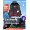 imageWULFUL Boys Waterproof Ski Jackets Warm Fleece Lined Hooded Winter Snow CoatGrey