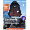 imageWULFUL Boys Waterproof Ski Jackets Warm Fleece Lined Hooded Winter Snow CoatNavy Blue