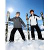 imageWULFUL Boys Waterproof Ski Jackets Warm Fleece Lined Hooded Winter Snow CoatWhite Black