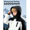 imageWULFUL Boys Waterproof Ski Jackets Warm Fleece Lined Hooded Winter Snow CoatWhite Black
