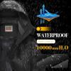 imageWULFUL Boys Waterproof Ski Snow Jacket Winter Thick Fleece Jacket Outdoor Windproof CoatBlack
