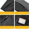 imageWULFUL Boys Waterproof Ski Snow Jacket Winter Thick Fleece Jacket Outdoor Windproof CoatBlackgrey
