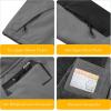 imageWULFUL Boys Waterproof Ski Snow Jacket Winter Thick Fleece Jacket Outdoor Windproof CoatDark Greyblack