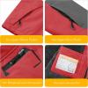 imageWULFUL Boys Waterproof Ski Snow Jacket Winter Thick Fleece Jacket Outdoor Windproof CoatRed Grey