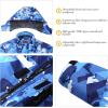 imageWULFUL Boys Waterproof Ski Snow Jacket Winter Thick Fleece Jacket Outdoor Windproof CoatSnowflake