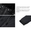 imageWULFUL Girls Waterproof Ski Jacket Warm Fleece Hooded Winter Snow CoatBlack