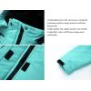 imageWULFUL Girls Waterproof Ski Jacket Warm Fleece Hooded Winter Snow CoatLight Blue
