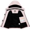 imageWULFUL Girls Waterproof Ski Jacket Warm Fleece Hooded Winter Snow CoatLight Pink
