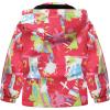 imageWULFUL Girls Waterproof Ski Jacket Warm Fleece Hooded Winter Snow CoatMulticolor