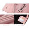 imageWULFUL Girls Waterproof Ski Jacket Warm Fleece Hooded Winter Snow CoatPink