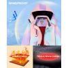 imageWULFUL Girls Waterproof Ski Jacket Warm Fleece Hooded Winter Snow CoatPinkblue