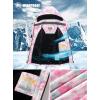 imageWULFUL Girls Waterproof Ski Jacket Warm Fleece Hooded Winter Snow CoatPinkgreen
