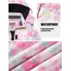 imageWULFUL Girls Waterproof Ski Jacket Warm Fleece Hooded Winter Snow CoatPinkgreen
