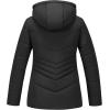 imageWULFUL Girls Winter Waterproof Coat Warm Hooded Parka Jacket LongBlack