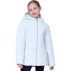 imageWULFUL Girls Winter Waterproof Coat Warm Hooded Parka Jacket LongBlue