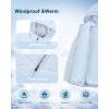 imageWULFUL Girls Winter Waterproof Coat Warm Hooded Parka Jacket LongBlue