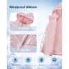 imageWULFUL Girls Winter Waterproof Coat Warm Hooded Parka Jacket LongGradient Pink