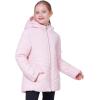 imageWULFUL Girls Winter Waterproof Coat Warm Hooded Parka Jacket LongPink