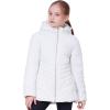 imageWULFUL Girls Winter Waterproof Coat Warm Hooded Parka Jacket LongWhite