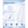 imageWULFUL Girls Winter Waterproof Coat Warm Hooded Parka Jacket LongWhite