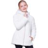 imageWULFUL Girls Winter Waterproof Coat Warm Hooded Parka Jacket LongWhite