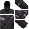 imageWULFUL Kids Waterproof Ski Jacket Warm Fleece Hooded Boys and Girls Winter Snow Coat OutwearWindproof RainCoatBlack Camouflage