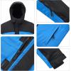imageWULFUL Kids Waterproof Ski Jacket Warm Fleece Hooded Boys and Girls Winter Snow Coat OutwearWindproof RainCoatBlack Navy