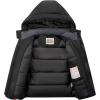 imageWULFUL Kids Waterproof Ski Jacket Warm Fleece Hooded Boys and Girls Winter Snow Coat OutwearWindproof RainCoatBlack Red