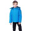 imageWULFUL Kids Waterproof Ski Jacket Warm Fleece Hooded Boys and Girls Winter Snow Coat OutwearWindproof RainCoatBlue