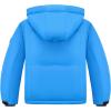 imageWULFUL Kids Waterproof Ski Jacket Warm Fleece Hooded Boys and Girls Winter Snow Coat OutwearWindproof RainCoatBlue