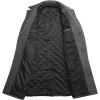 imageWULFUL Men Wool Trench Coat Slim Fit Winter CoatGrey
